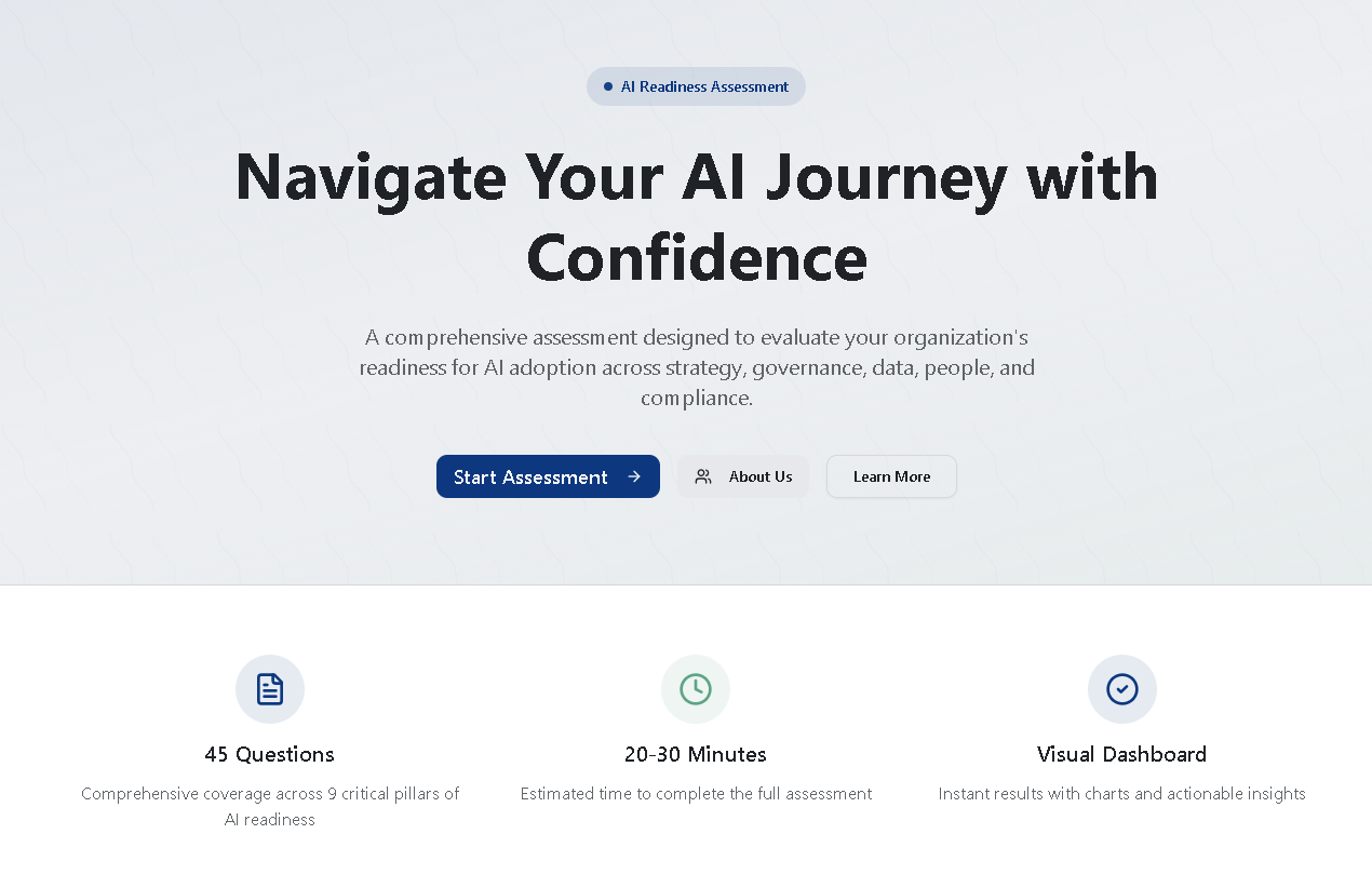 AI Adoption Readiness Assessment